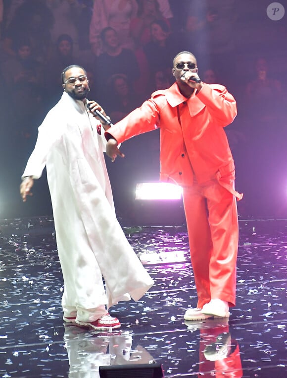 Les deux artistes ont fait un showcase gratuit dans un centre commercial à Lyon
Dadju et Tayc - Concert de Tayc et Dadju à l'Accor Arena Paris Bercy à Paris e 15 février 2024. Veeren/Bestimage