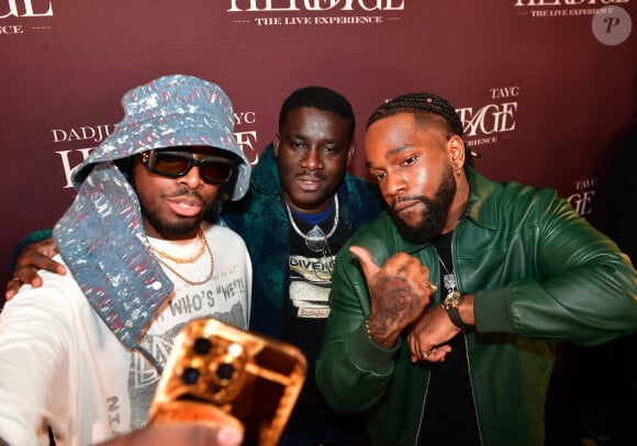 Exclusif - Dadju, guest et Tayc - After party du concert "Héritage" de Dadju et Tayc à l'Accor Arena de Paris, France, le 14 février 2024. © Veeren/Bestimage No web pour Belgique et Suisse