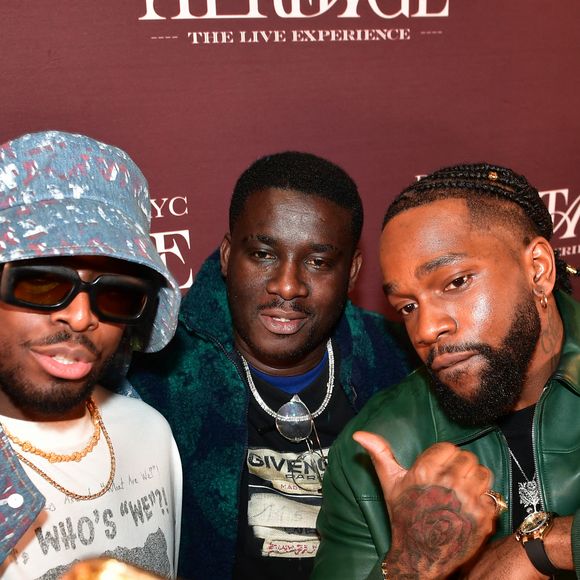 Exclusif - Dadju, guest et Tayc - After party du concert "Héritage" de Dadju et Tayc à l'Accor Arena de Paris, France, le 14 février 2024. © Veeren/Bestimage No web pour Belgique et Suisse