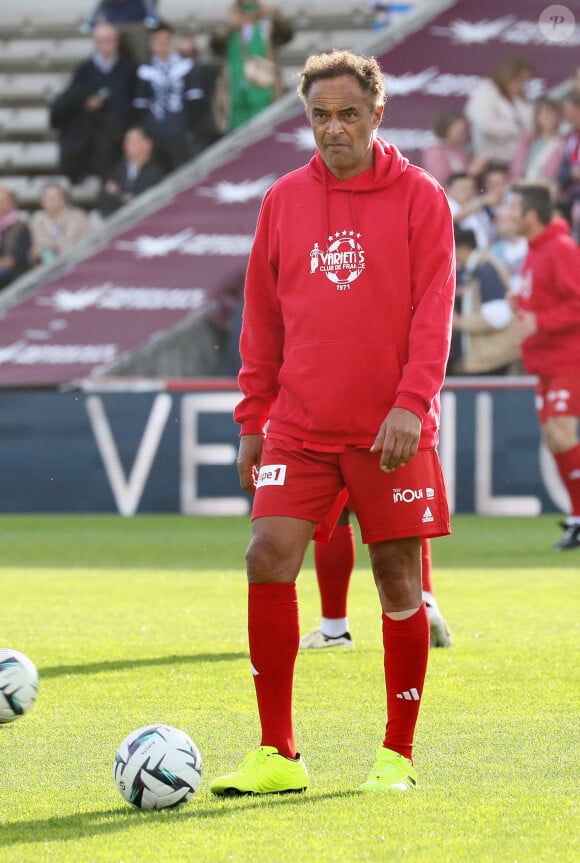 Yannick Noah - A l’occasion des 100 ans du parc Lescure, Bordeaux accueille au stade Chaban-Delmas un match de gala opposant les gloires des Girondins de Bordeaux au Variétés Club de France le mardi 14 mai 2024. © Patrick Bernard/ Bestimage