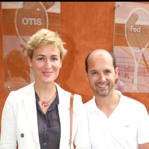 elle a été en couple avec Maurice Barthélémy, père de sa fille Tess.
Maurice Barthélémy et Judith Godrèche à Roland-Garros en 2011.
