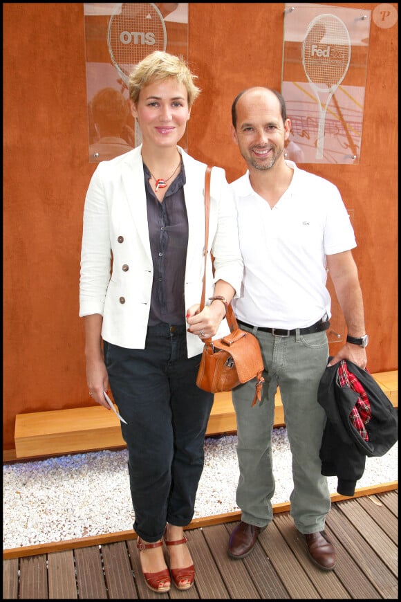 elle a été en couple avec Maurice Barthélémy, père de sa fille Tess.
Maurice Barthélémy et Judith Godrèche à Roland-Garros en 2011.