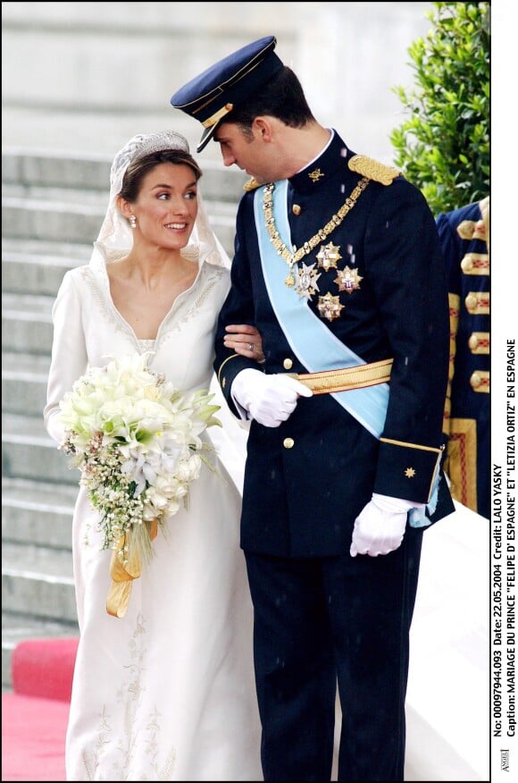 Letizia Ortiz et Felipe d'Espagne - Mariage du prince Felipe d'Espagne et de Letizia