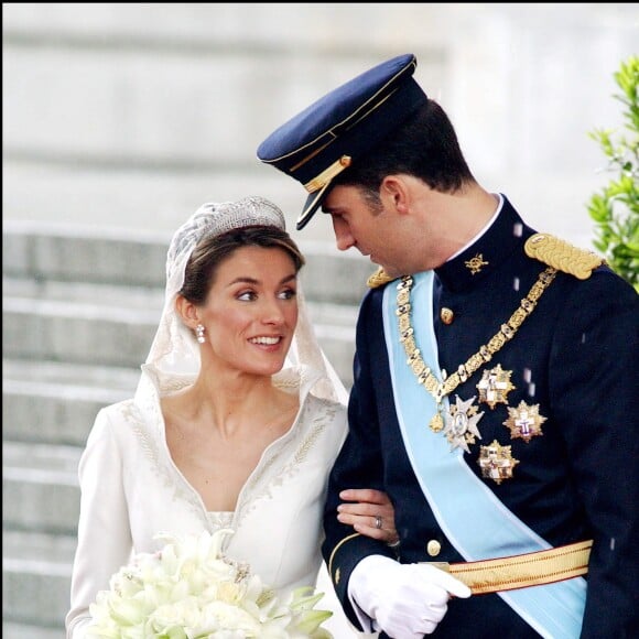 Letizia Ortiz et Felipe d'Espagne - Mariage du prince Felipe d'Espagne et de Letizia