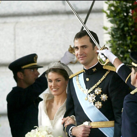 Letizia Ortiz et Felipe d'Espagne - Mariage du prince Felipe d'Espagne et de Letizia