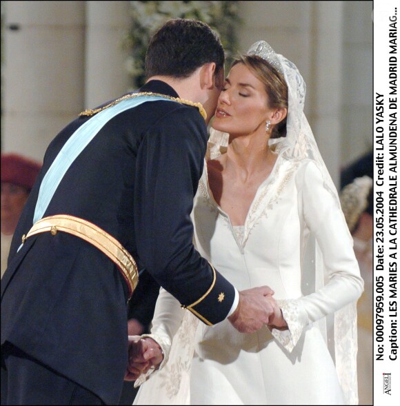 Letizia Ortiz et Felipe d'Espagne - Mariage du prince Felipe d'Espagne et de Letizia