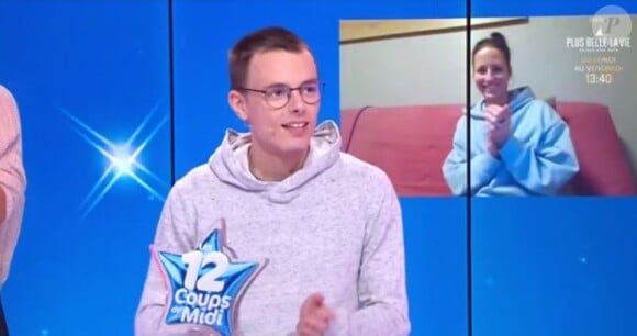 Emilien est maître de midi dans "Les 12 Coups de midi" sur TF1, avec Jean-Luc Reichmann.