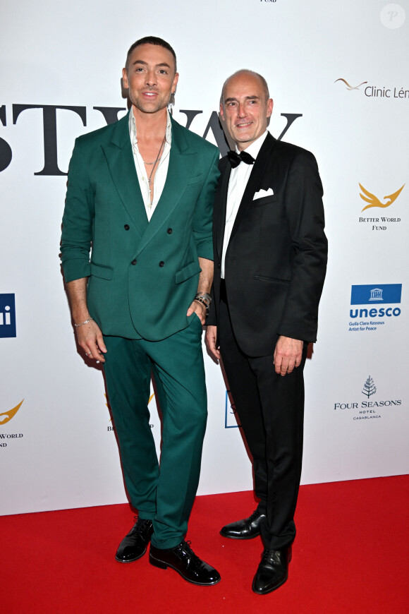 Maxime Dereymez et Gilles Muzas durant la soirée de gala de la fondation Better World Fund à l'hôtel Carlton à Cannes lors du 77ème Festival de Cannes 2024, le 15 mai. © Bruno Bebert/Bestimage