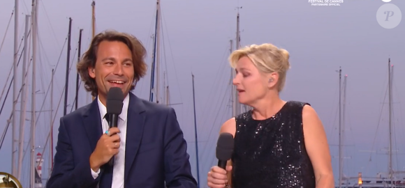 Anne-Elisabeth Lemoine chahutée par un invité dans "C à vous", le 23 mai 2024, Bertrand Chameroy la défend