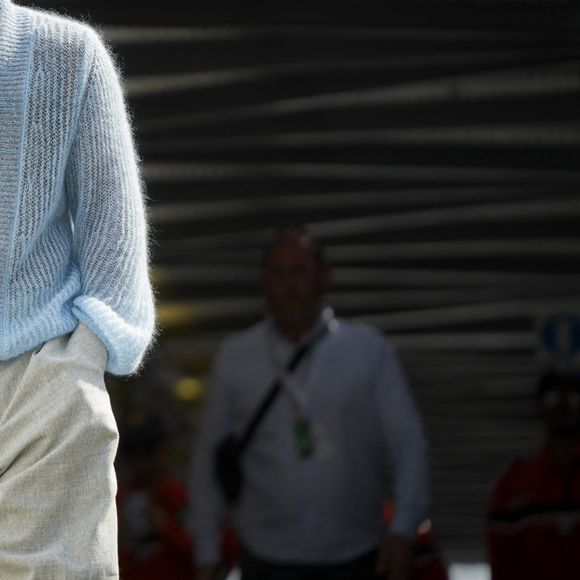 Lewis Hamilton, (GRB) AMG Mercedes Ineos arrive au Grand Prix de Monaco, le 23 mai 2024. © DPPI / Panoramic / Bestimage 