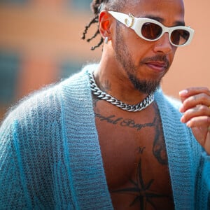 Lewis Hamilton, (GRB) AMG Mercedes Ineos arrive au Grand Prix de Monaco, du 23-26 mai 2024 pour le Championnat du monde de Formule 1, le 23 mai 2024. © Federico Basile/IPA via ZUMA Press/Bestimage