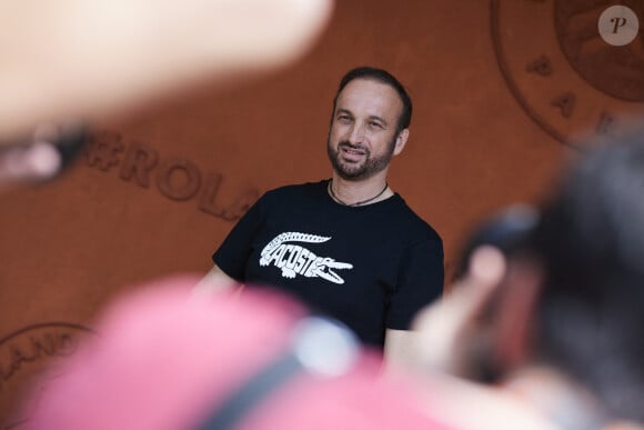 Michel Ferracci au village lors des Internationaux de France de tennis de Roland Garros 2024, à Paris, France, le 26 mai 2024. © Jacovides-Moreau/Bestimage