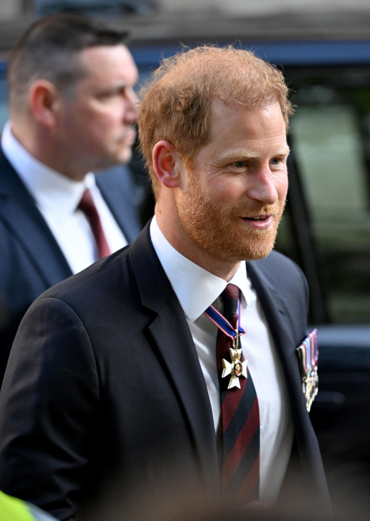 Photo : Le prince Harry, duc de Sussex arrive à la célébration du 10ème ...