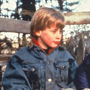 Archives - Macaulay Culkin sur le tournage du film "Le bon fils" en 1993.
