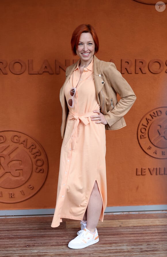 Natasha St-Pier - Les célébrités au village lors des Internationaux de France de tennis de Roland Garros 2024 à Paris. Le 28 mai 2024. © Jacovides-Moreau / Bestimage 