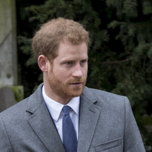 Le prince Harry et sa fiancée Meghan Markle - La famille royale d'Angleterre arrive à la messe de Noël à l'église Sainte-Marie-Madeleine à Sandringham, le 25 décembre 2017. 