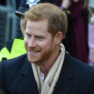 Le prince Harry et sa fiancée Meghan Markle arrivent au "Nottingham Contemporary" pour la journée mondiale de la lutte contre le Sida à Nottingham à l'occasion de leur première visite officielle depuis leurs Fiançailles à Nottingham le 1er decembre 2017. 