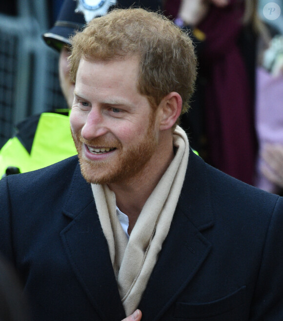 Le prince Harry et sa fiancée Meghan Markle arrivent au "Nottingham Contemporary" pour la journée mondiale de la lutte contre le Sida à Nottingham à l'occasion de leur première visite officielle depuis leurs Fiançailles à Nottingham le 1er decembre 2017. 