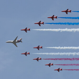 La famille royale d'Angleterre lors du défilé "Trooping the Colour" à Londres. Le 17 juin 2023