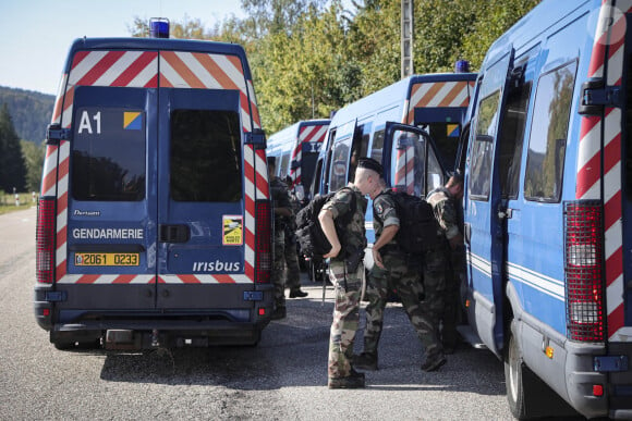 Battue dans le Bas-Rhin, le 28 septembre 2023, pour retrouver Lina, 15 ans, disparue depuis le 23 septembre 2023. © Elyxandro Cegarra / Panoramic / Bestimage