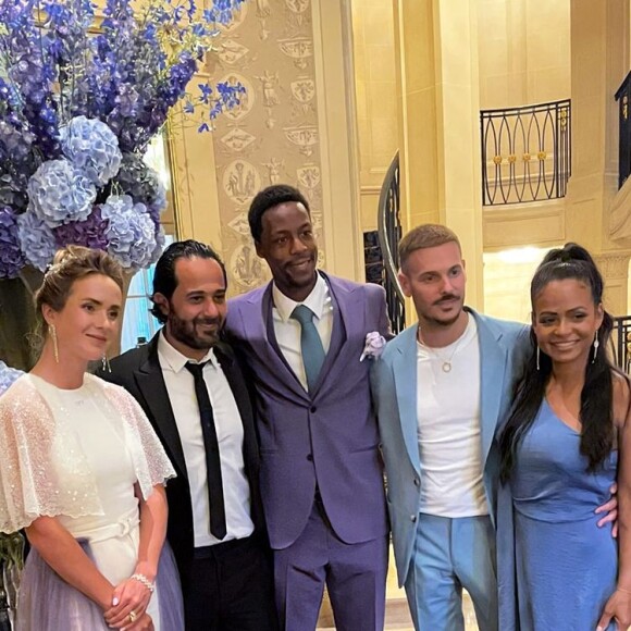 Un mariage qui a eu lieu à Genève en présence de nombreux invités
 
M. Pokora et Christina Milian au mariage de Gaël Monfils et Elina Svitolina.