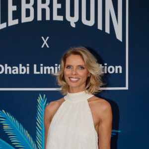 Exclusif - Sylvie Tellier à la soirée de lancement de la collection capsule "Vilebrequin x Abu Dhabi limited édition" à la plage Vilebrequin (plage ondine) lors du 77ème Festival International du Film de Cannes le 14 mai 2024. © Christophe Clovis/Bestimage