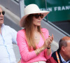 Jelena Djokovic est présente en tribunes pour encourager son mari à quasiment chacune de ses prestations sur le court
Jelena Djokovic - Célébrités en tribunes des Internationaux de France de tennis de Roland Garros 2023 à Paris le 11 juin 2023. © Jacovides-Moreau/Bestimage 