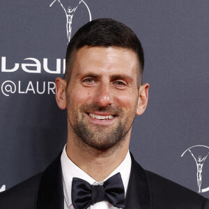 Novak Djokovic receives the Laureus World Sport Awards 2024 at Galer'a de Cristal in Madrid on April 22, 2024. Spain