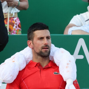 Novak Djokovic - C.Ruud l'emporte face à N.Djokovic et se qualifie pour la finale du Rolex Masters 1000 de Monte-Carlo à Roquebrune-Cap-Martin le 13 avril 2024. © Claudia Albuquerque / Bestimage 