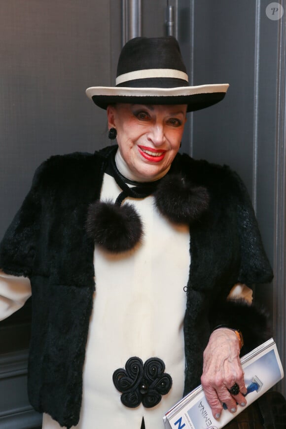 Geneviève de Fontenay - Soirée de remise des prix de la 12ème édition du TROFEMINA (prix décerné à des femmes d'exception) au pavillon Royal à Paris, le 14 octobre 2015.