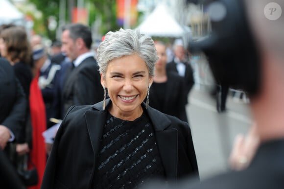 Exclusif - Élisabeth Quin - Arrivée des people avant la montée des marches du film "La belle époque" lors du 72ème Festival International du Film de Cannes, le 19 mai 2019. 