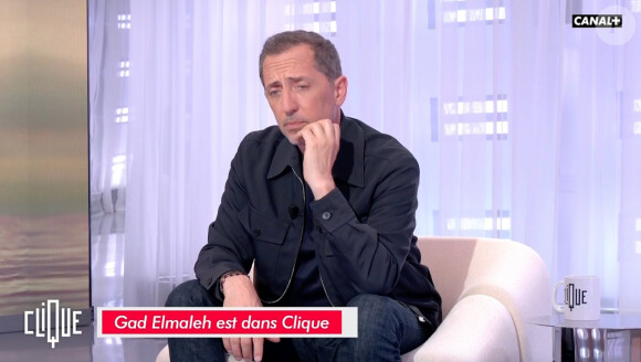 Gad Elmaleh face à Mouloud Achour sur le plateau de "Clique".