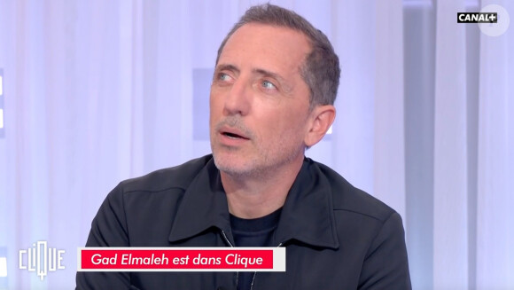 Gad Elmaleh face à Mouloud Achour sur le plateau de "Clique".