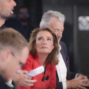 Pascale De La Tour Du Pin sur le plateau de l'émission "TPMP" présentée par Cyril Hanouna et diffusée en direct sur C8 le 11 octobre 2023 © Jack Tribeca / Bestimage