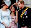 Conviés, Meghan et Harry l'avaient seulement été en 2018 et 2019 et avaient posé avec toute la famille
La famille royale britannique sur le balcon lors de la célébration du Trooping the Colour à Londres, au Royaume-Uni, le 09 juin 2018. Meghan Duchesse de Sussex Princesse Meghan Markle et le prince Harry Famille royale britannique à Trooping the Colour La reine Elizabeth, le prince de Galles Charles, la duchesse de Cornouailles Camilla, le duc et la duchesse de Cambridge, le prince George, la princesse Charlotte , le prince Andrew et la princesse Anne à Londres, Royaume-Uni, trooping the colour , La trooping the color annuelle est pour honorer l'anniversaire officiel de la Reine. Photo par Robin Utrecht/ABACAPRESS.COM