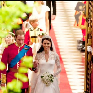 Mariage du prince William et de Kate Middleton, duc et duchesse de Cambridge à Westmnster Abbey, le 29 avril 2011.