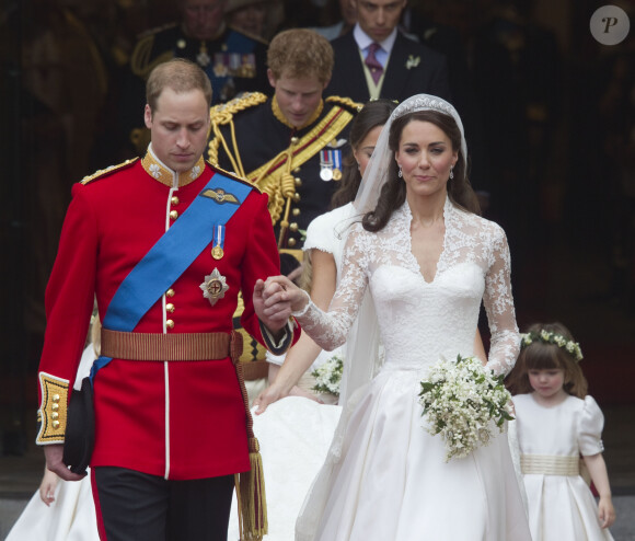 Mariage du prince William et de Kate Middleton, duc et duchesse de Cambridge à Westmnster Abbey, le 29 avril 2011.