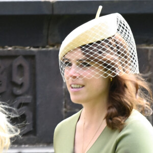 La princesse Eugenie d'York - Mariage du duc de Westminster, Hugh Grosvenor, et Olivia Henson en la cathédrale de Chester. Le 7 juin © Justin Goff / Bestimage 