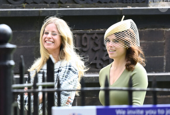 La princesse Eugenie d'York - Mariage du duc de Westminster, Hugh Grosvenor, et Olivia Henson en la cathédrale de Chester. Le 7 juin © Justin Goff / Bestimage 