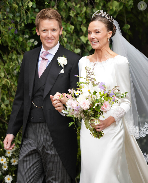 Hugh Grosvenor et Olivia Henson - Mariage du duc de Westminster, Hugh Grosvenor, et Olivia Henson en la cathédrale de Chester. Le 7 juin