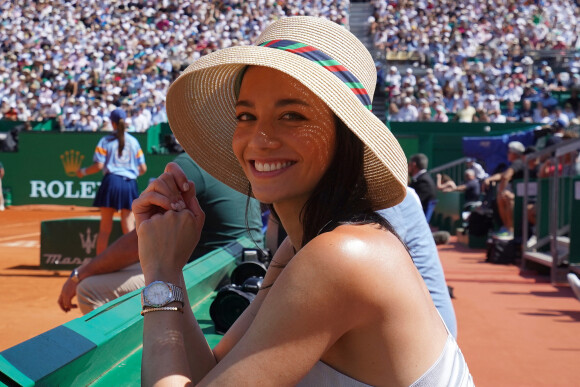 Alizé Lim - Tennis - Rolex Masters 1000 de Monte-Carlo à Roquebrune Cap Martin - C.Ruud bat N.Djokovic et atteint la finale le 13 avril 2024. © Norbert Scanella / Panoramic / Bestimage 