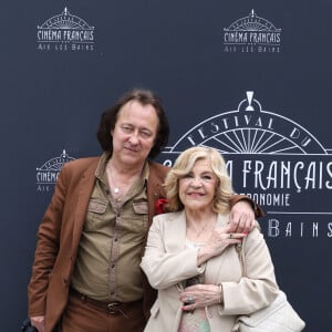 Exclusif - Nicoletta et son mari Jean-Christophe Molinier - Photocall lors de la 3ème édition du Festival du Cinéma Français et de la Gastronomie d'Aix-les-Bains. Le 7 juin 2024 © Denis Guignebourg / Bestimage 