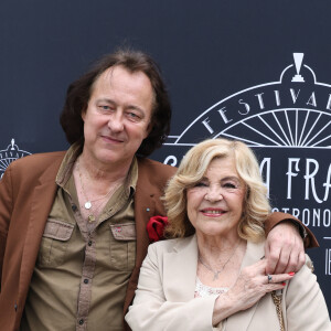 Exclusif - Nicoletta et son mari Jean-Christophe Molinier - Photocall lors de la 3ème édition du Festival du Cinéma Français et de la Gastronomie d'Aix-les-Bains. Le 7 juin 2024 © Denis Guignebourg / Bestimage 