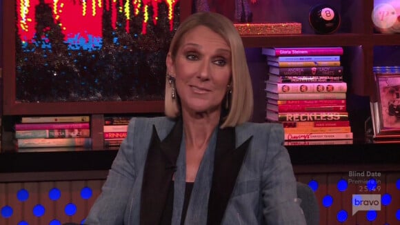 Céline Dion est sur le plateau de l'émission Watch What Happen Live. Elle révèle qu'elle n'a pas eu de compagnon depuis le décès de son mari en 2016. Sur le plateau elle revient sur l'enregistrement de la chanson My Heart Will Go On et révèle qu'en premier lieu elle ne souhaitait pas l'enregistrer. Elle revient sur la relation que les tabloids lui ont prêté avec son meilleur ami. Elle annonce qu'elle n'a pas renoncé a retrouver quelqu'un mais que si elle ne rencontre personne, ça ne changera rien. Elle est très heureuse d'avoir eu René tout au long de sa vie, d'avoir été si amoureuse et de le voir dans le regard de ses enfants chaque jour.