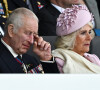 Bien trop attristé à l'idée de perdre définitivement contact avec ses deux petits-enfants dont il est séparé par un océan
Le roi Charles III d'Angleterre et la reine consort Camilla Parker Bowles - La famille royale d'Angleterre lors des commémorations du 80ème anniversaire du débarquement (D-Day) à Portsmouth. Le 5 juin 2024 © Dylan Martinez / Pool / Bestimage