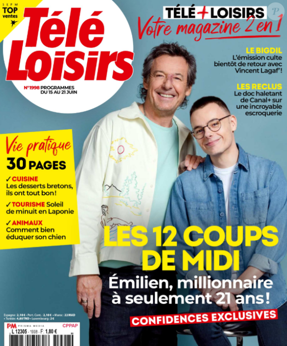 Couverture du magazine "Télé Loisirs" du 10 juin 2024
