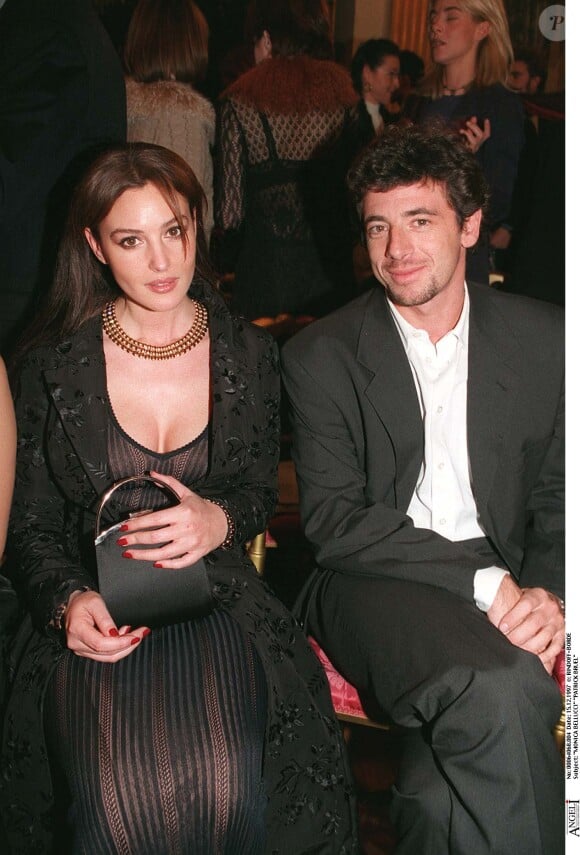 Monica Bellucci et Patrick Bruel le 15/12/1997