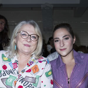 Josiane Balasko et sa fille Marilou Berry au défilé de mode Haute-Couture automne-hiver 2016/2017 "Jean-Paul Gaultier" à Paris. Le 6 juillet 2016 © Olivier Borde/ Bestimage