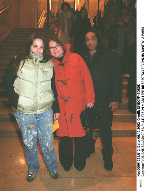 Josiane Balasko avec George Aguilar et sa fille Marilou Berry (archive)