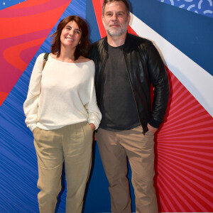 Estelle Denis et Ronald Guintrange lors de l'inauguration d'un magasin Intersport Paris République à Paris le 5 juin 2024. © Veeren / Bestimage 